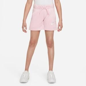 Nike Sportswear Club Girl's French Terry Shorts Soft Pink Size M
